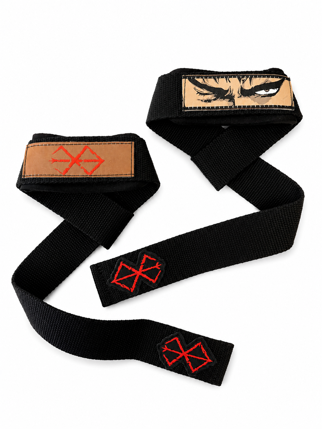 Anime-Inspired Custom Made Lifting Straps