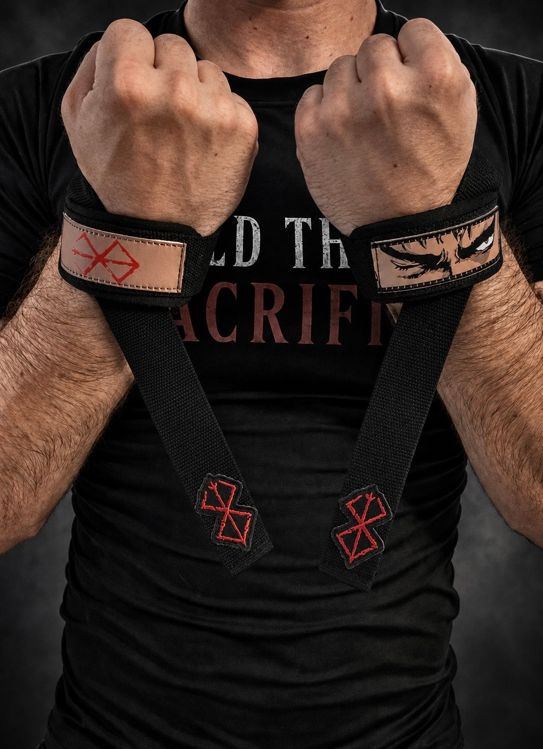 Anime-Inspired Custom Made Lifting Straps